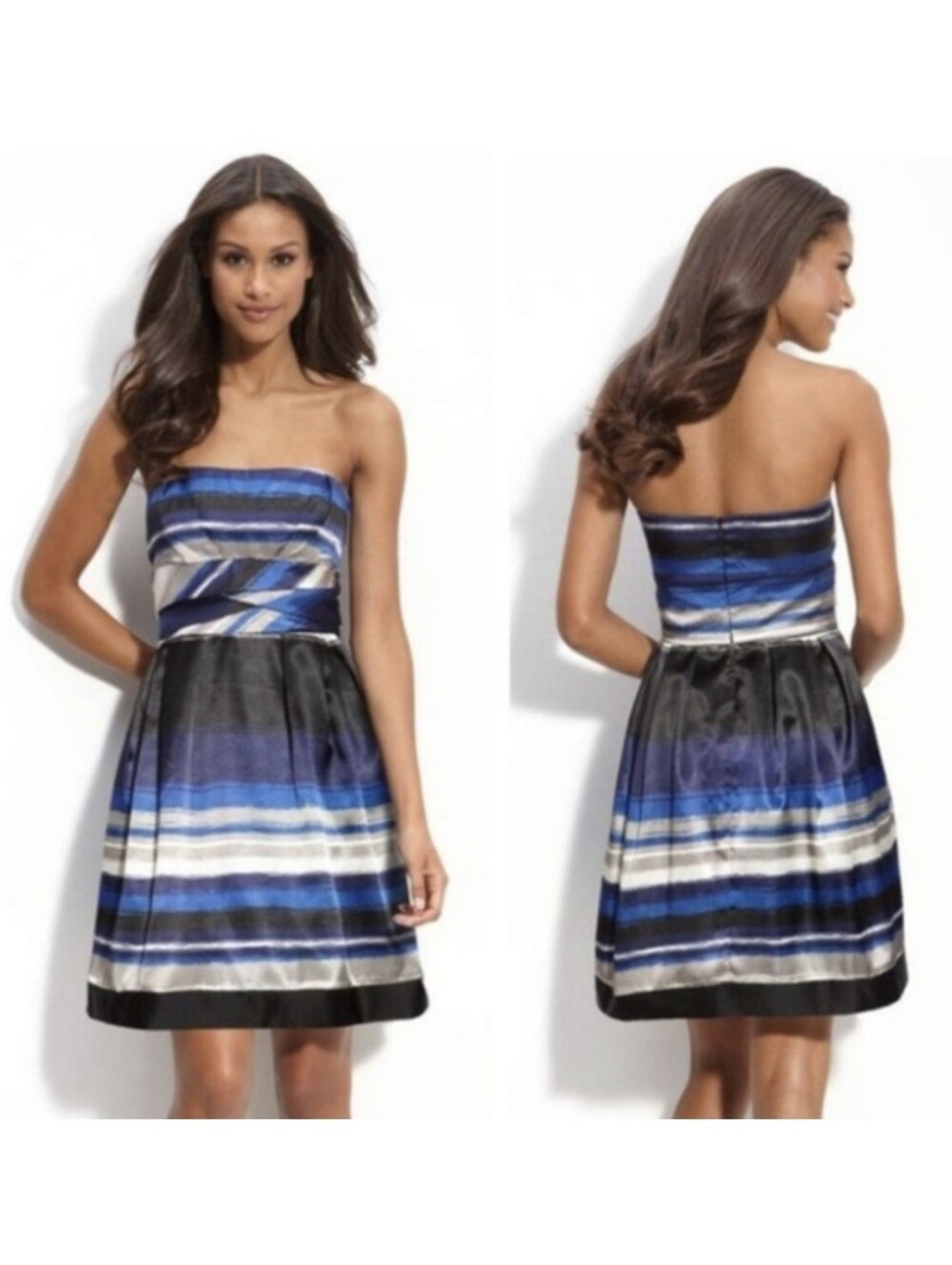 Max and Cleo NWT Sapphire Striped Dress
